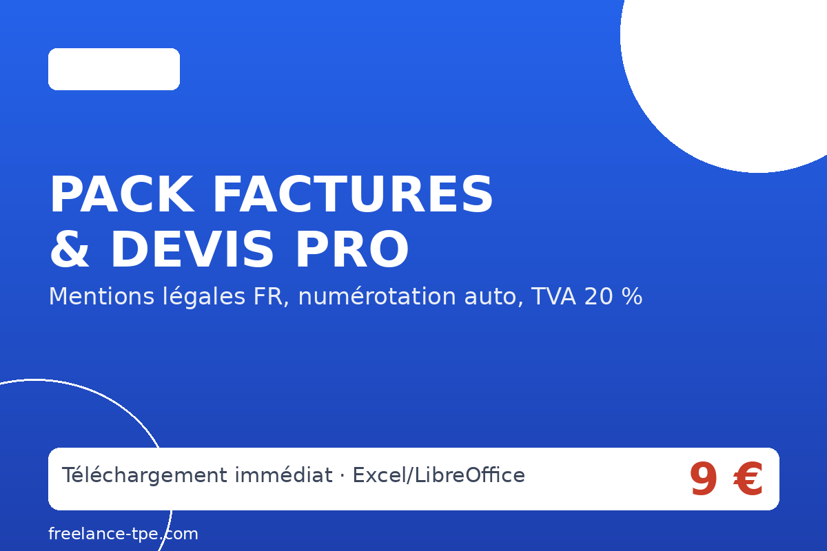 Pack factures et devis